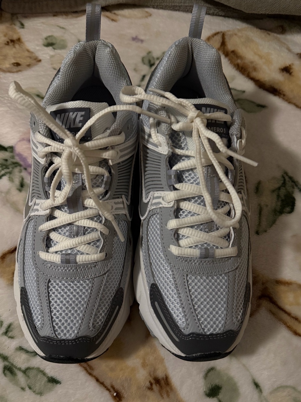 Nike Women’s Gray and White Sneakers